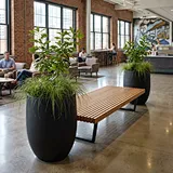 oversized tall GFRC planters